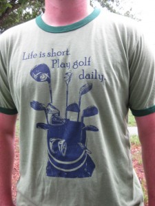 BirthGolfDeath.com "Life is Short. Play Golf Daily"