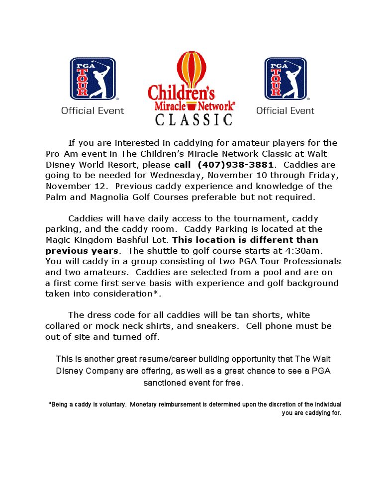 Children's Miracle Network Classic