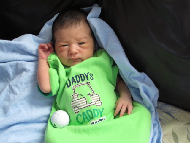 Niko - Daddy's caddy in training